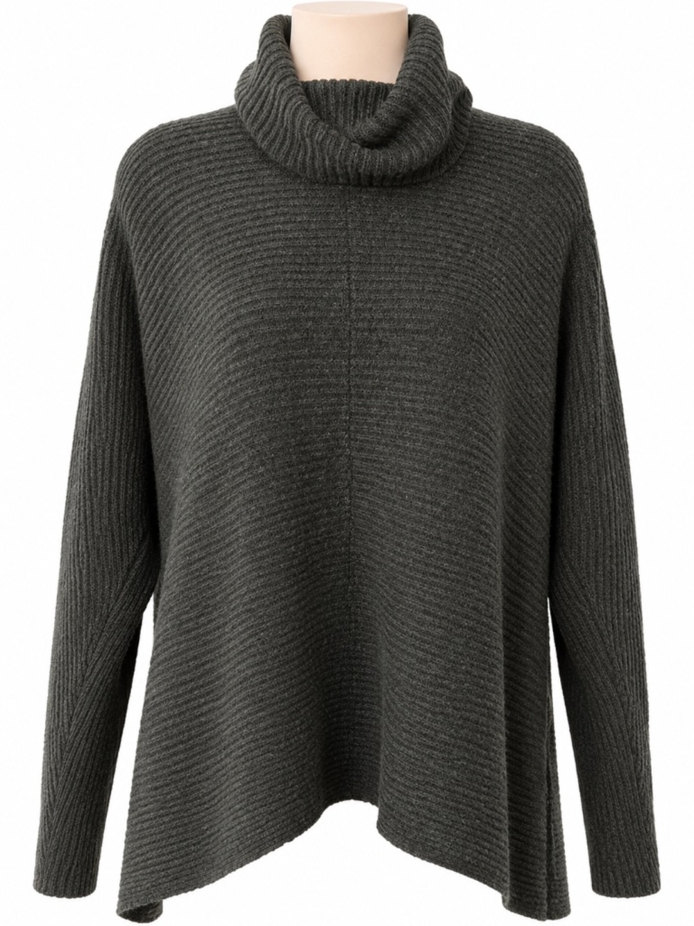 CECE Olive Drab Turtleneck Sweater